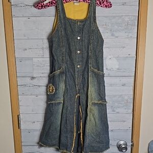 3Pommes Denim Tank Dress Sz 12 Years